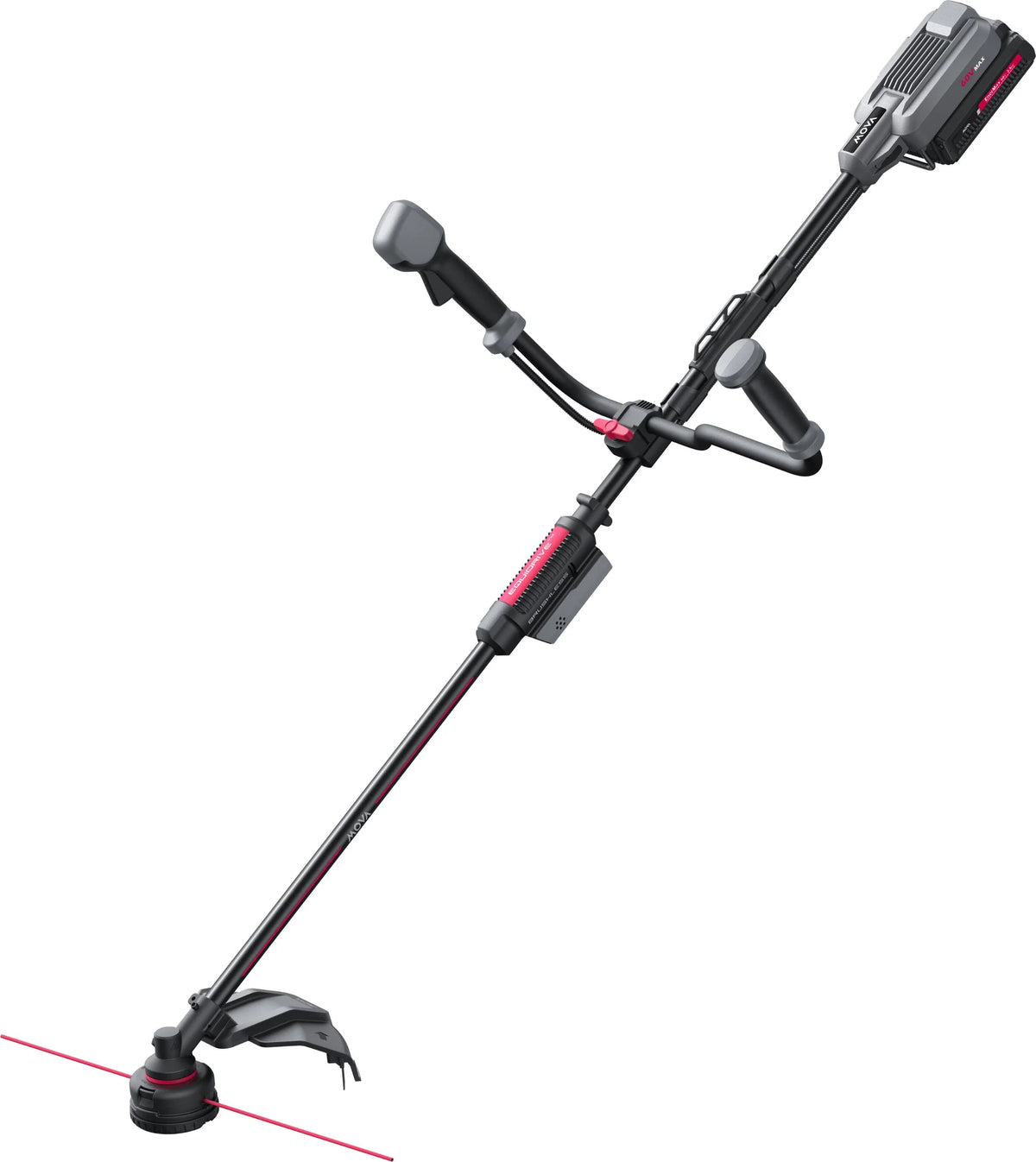 MOVA 60V 40cm Brushless kétkaros markolatú fűkasza (2.5Ah akkumulátor & töltő) / GT616U