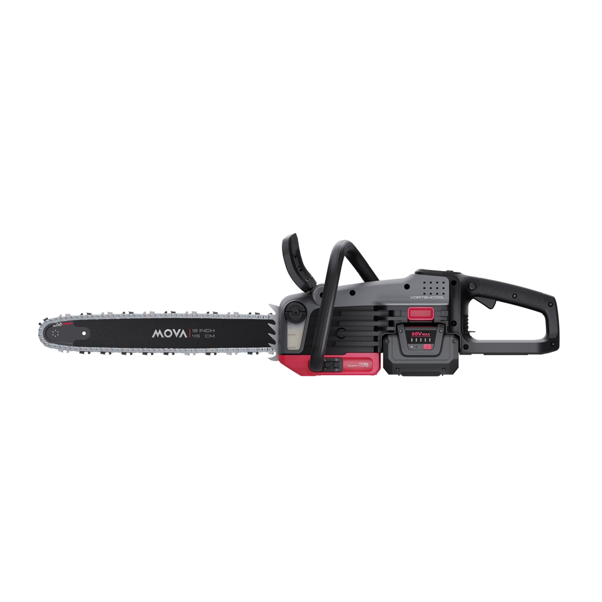 MOVA 60V Brushless 45cm láncfűrész szett (5.0Ah akkumulátor & töltő) / GC618